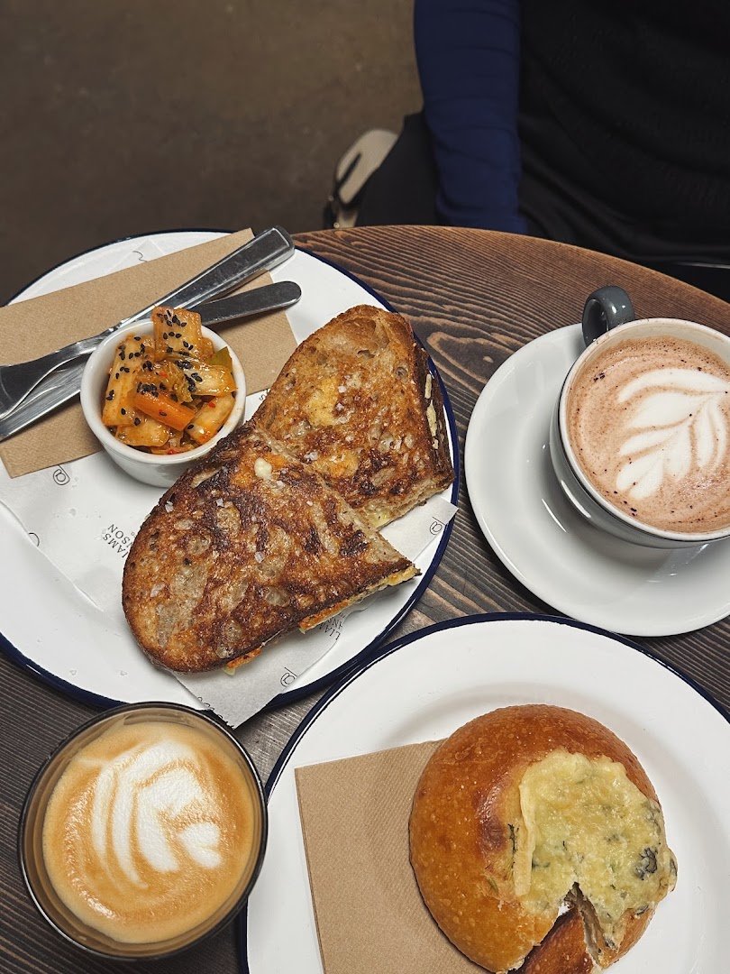 Coffee at Williams & Johnson Coffee Co., specialty coffee shop in Edinburgh