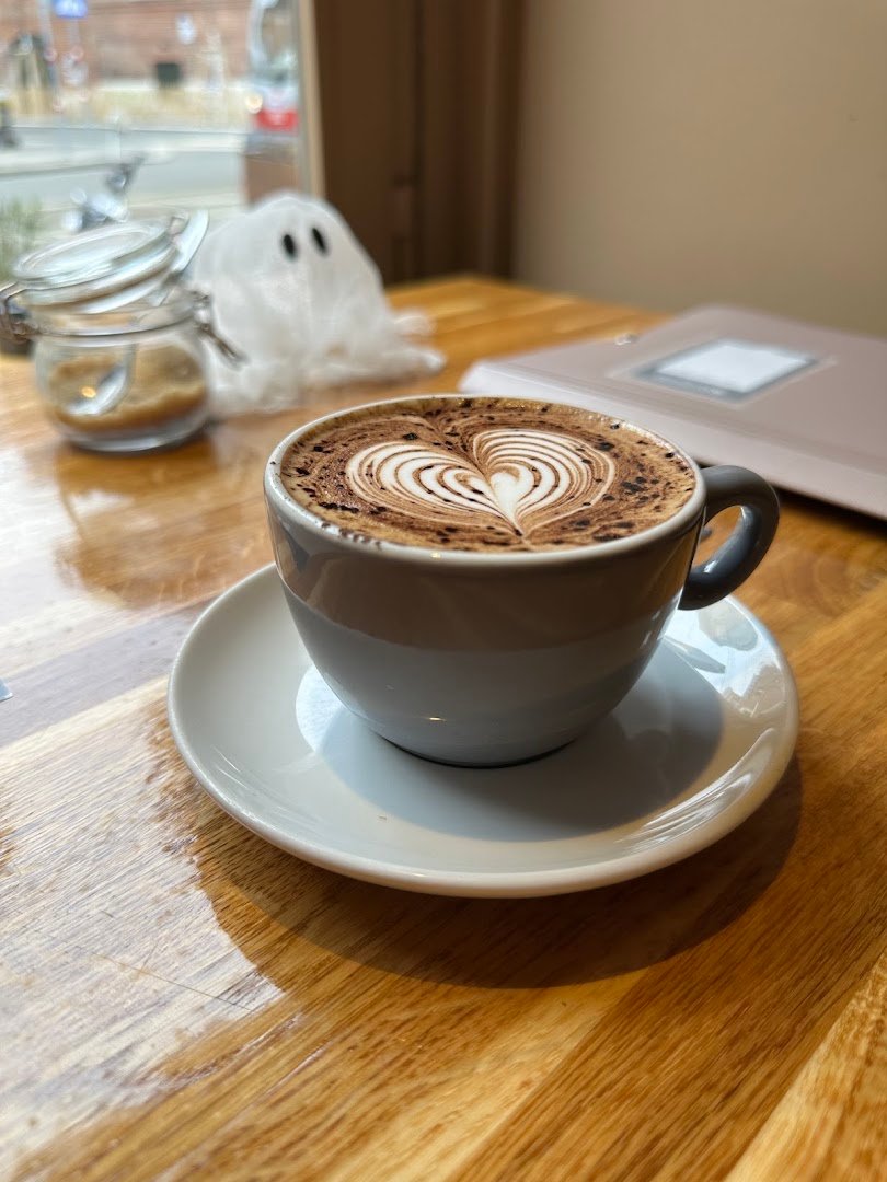 Coffee at Coffee and Beard, specialty coffee shop in Vienna
