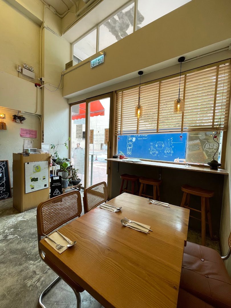 Interior of HIKARI Coffee, specialty coffee shop in Hong Kong