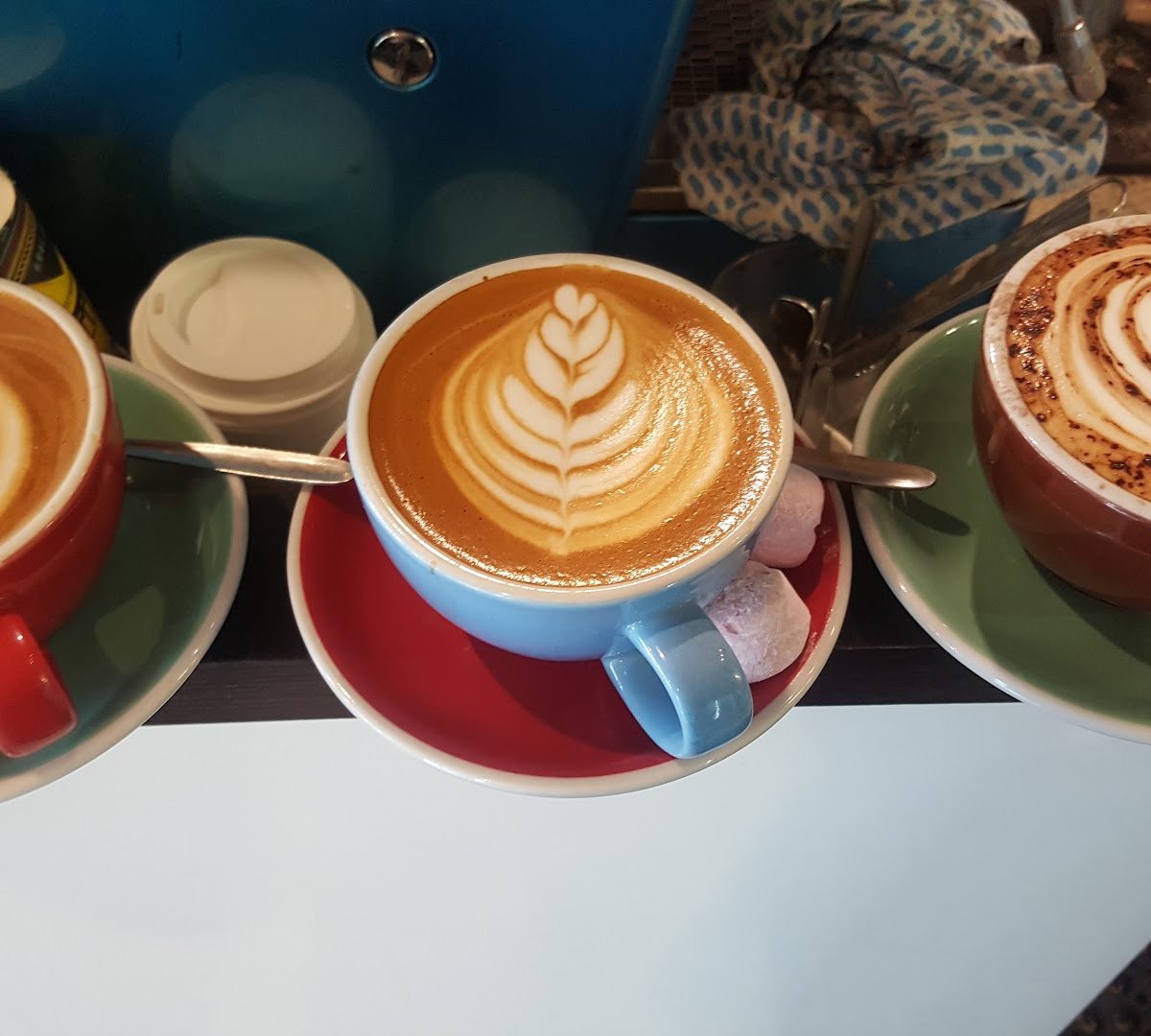 Coffee at Simmer Café, specialty coffee shop in Wellington