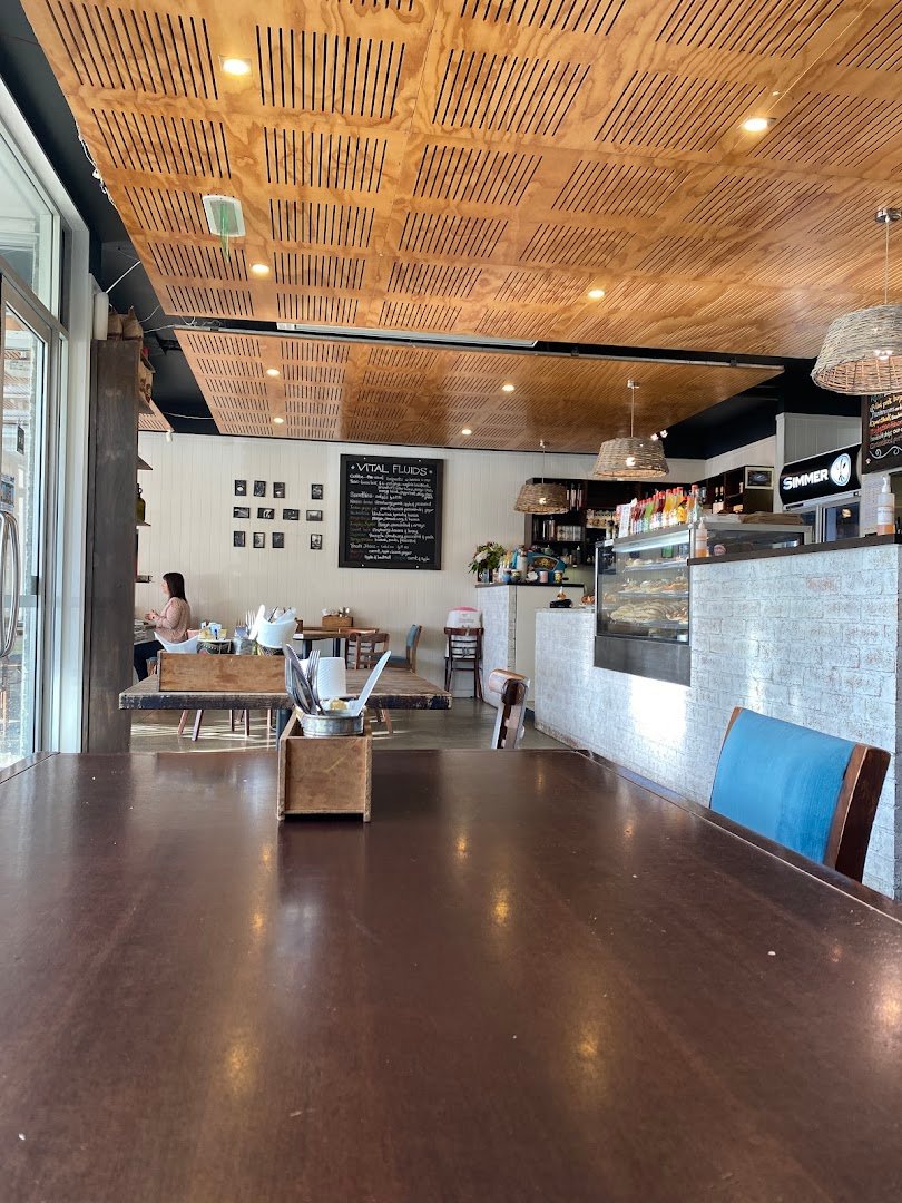 Interior of Simmer Café, specialty coffee shop in Wellington
