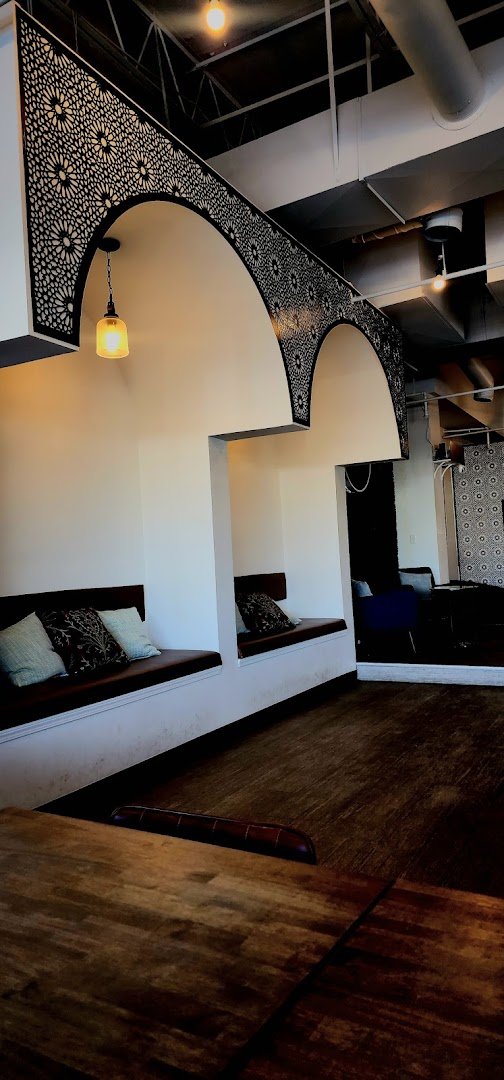 Interior of MOTW Coffee and Pastries, specialty coffee shop in Indianapolis
