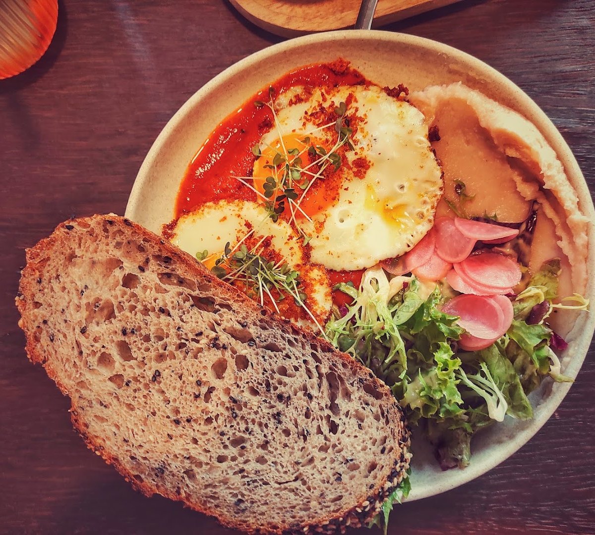Food at Srnky Americká, specialty coffee shop in Prague