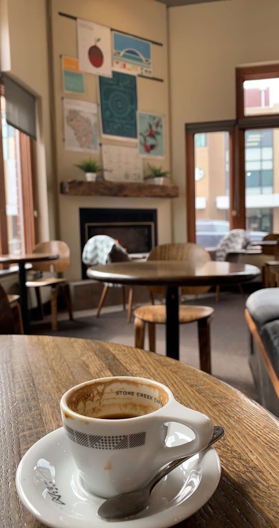 Interior of Stone Creek Coffee - Shorewood, specialty coffee shop in Milwaukee