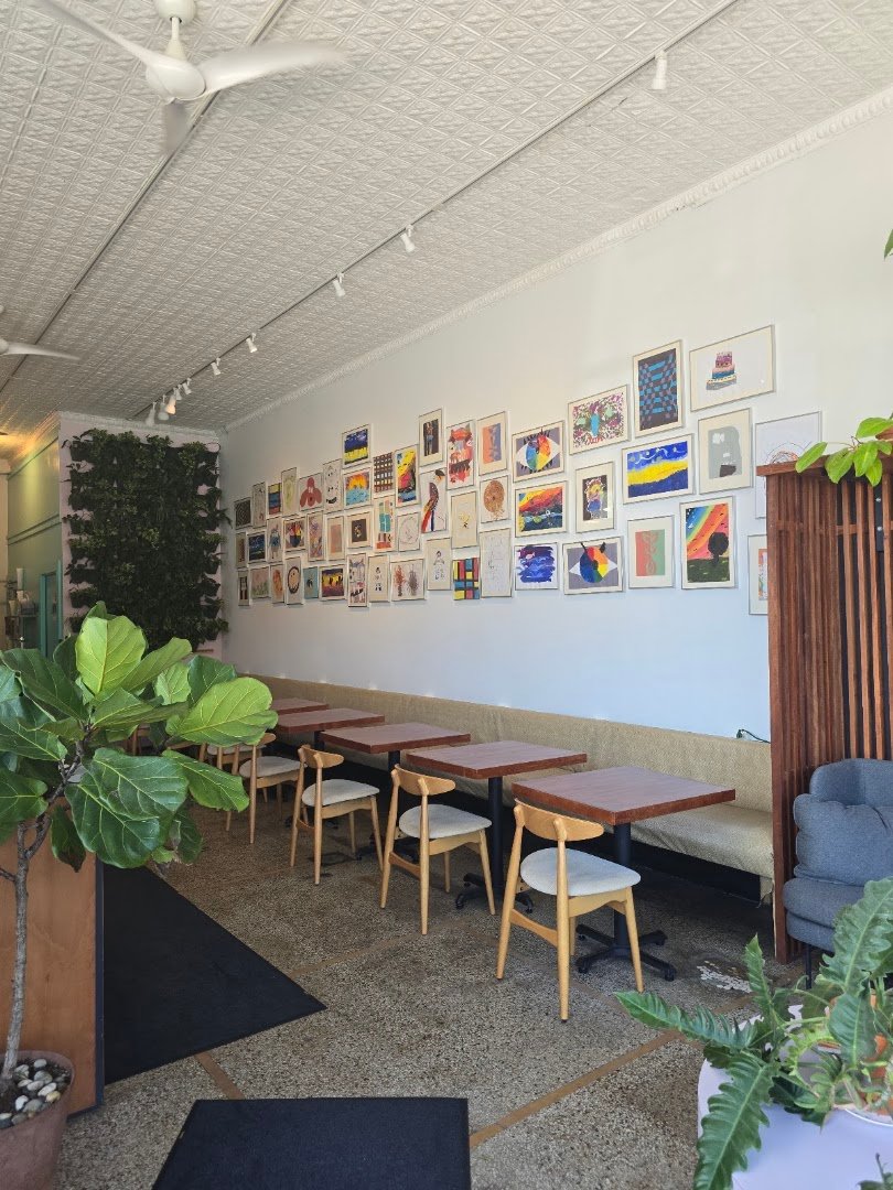 Interior of SK Coffee: Whittier, specialty coffee shop in Minneapolis