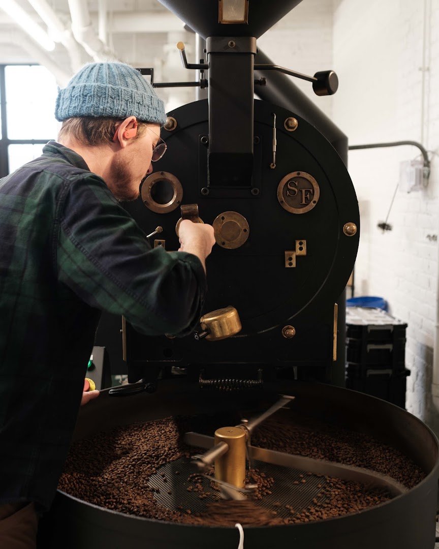 Interior of SK Coffee: Whittier, specialty coffee shop in Minneapolis