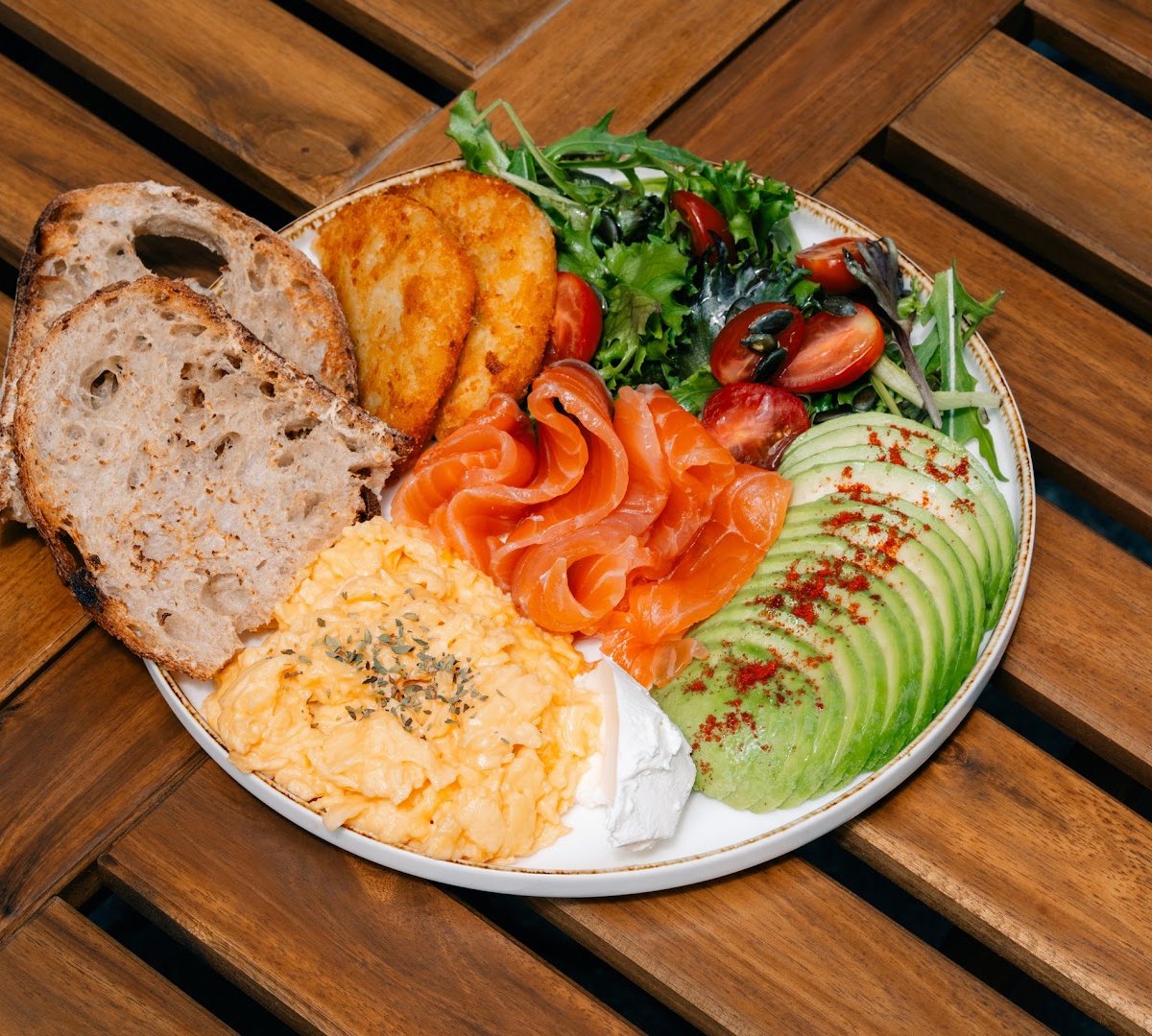 Food at the grow, specialty coffee shop in Porto
