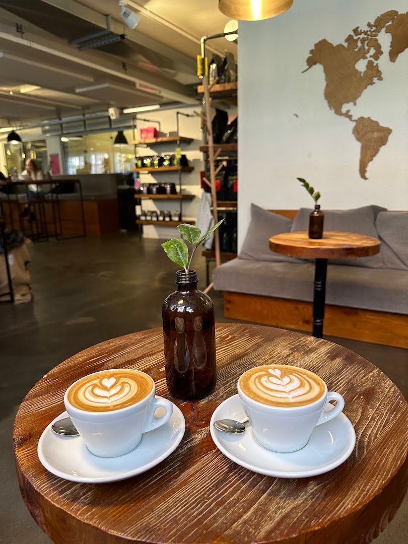 Coffee at Kaffa Roastery, specialty coffee shop in Helsinki