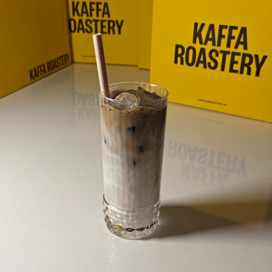 Coffee at Kaffa Roastery, specialty coffee shop in Helsinki