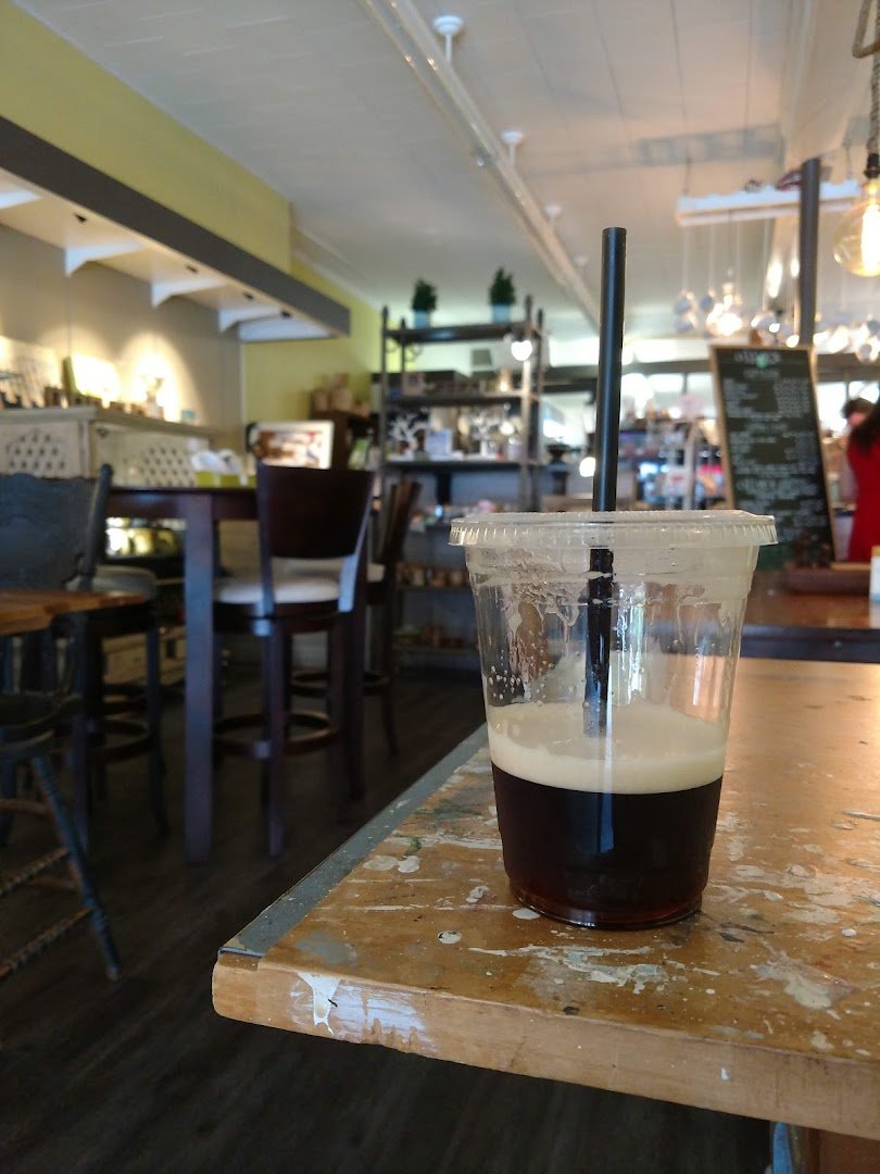 Coffee at Olive's Mud Puddle, specialty coffee shop in Charlotte