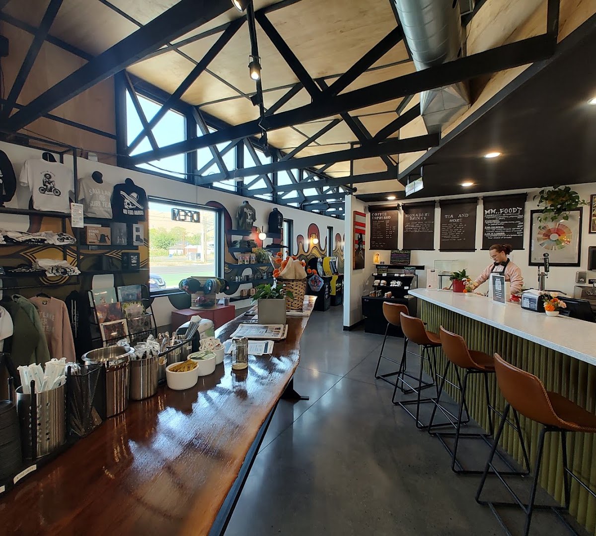 Interior of Culture Coffee, specialty coffee shop in Salt Lake City