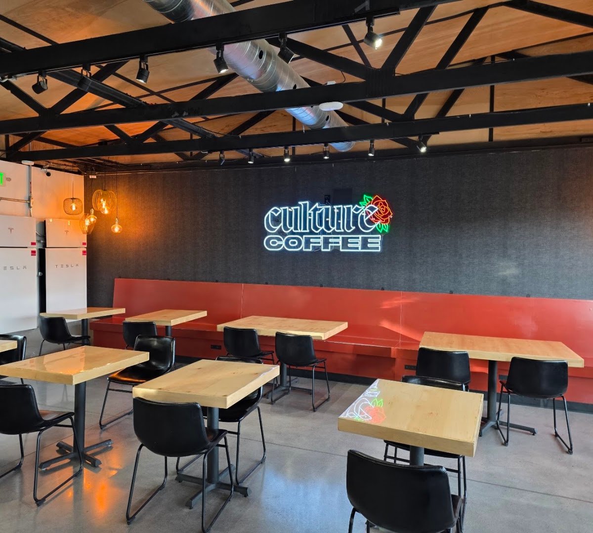 Interior of Culture Coffee, specialty coffee shop in Salt Lake City