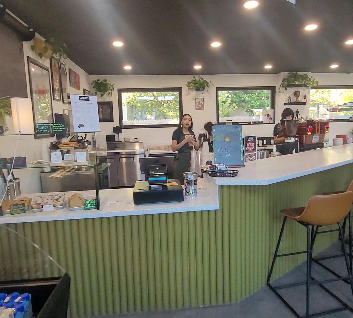 Interior of Culture Coffee, specialty coffee shop in Salt Lake City