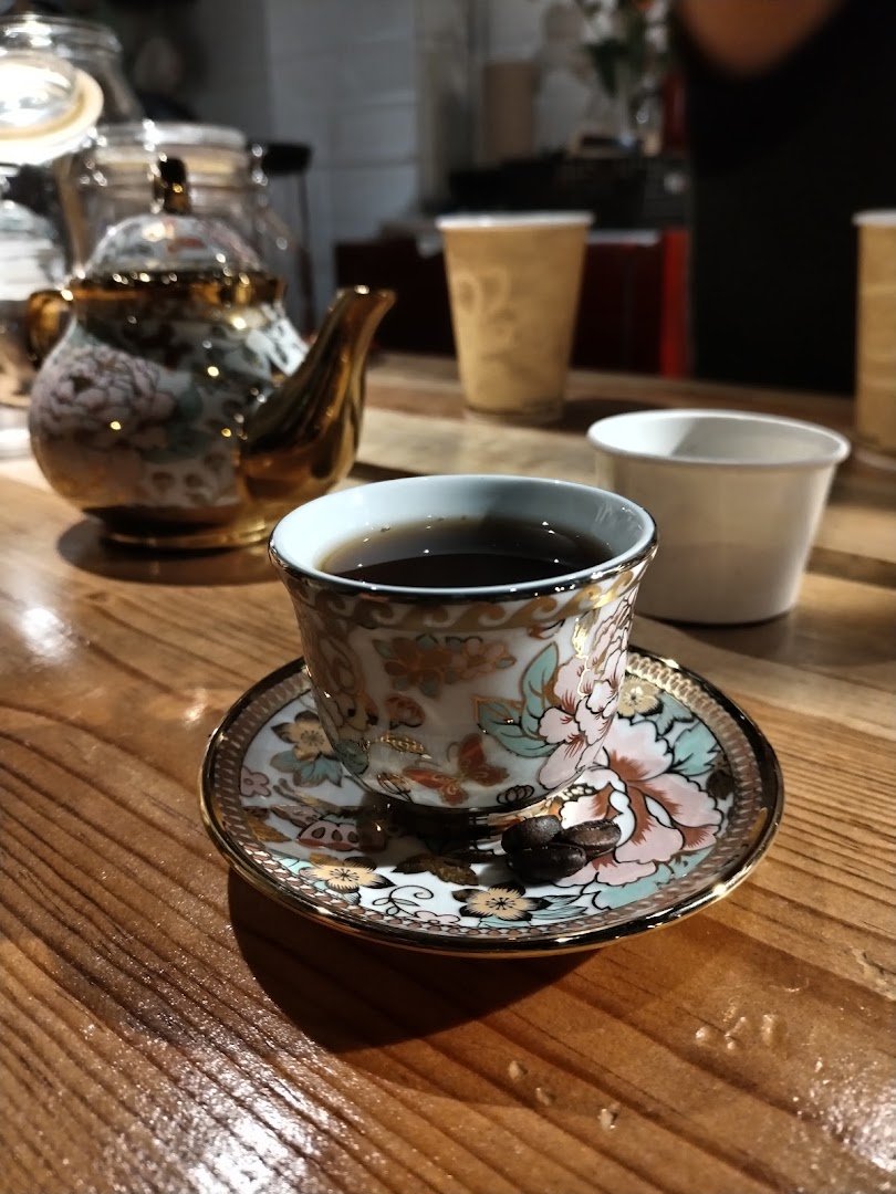 Coffee at ALIXIR Cafe, specialty coffee shop in Mexico City