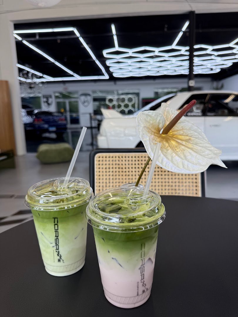 Coffee at Corsa Coffee LV, specialty coffee shop in Las Vegas
