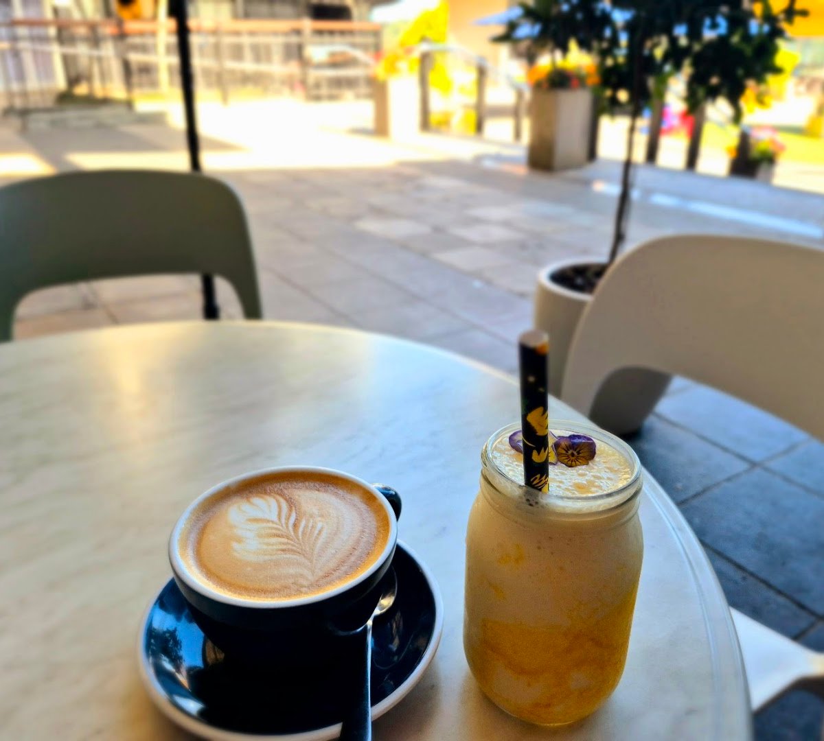 Coffee at Major Tom, specialty coffee shop in Auckland