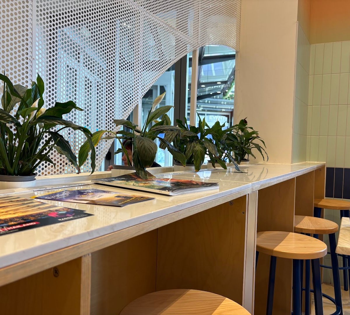 Interior of Major Tom, specialty coffee shop in Auckland