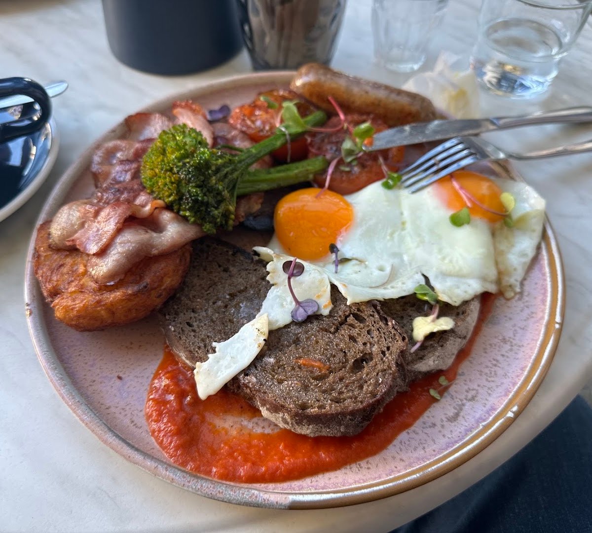 Food at Major Tom, specialty coffee shop in Auckland