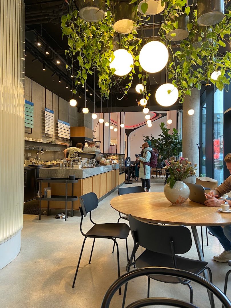Interior of LOKA Masaryčka by doubleshot, specialty coffee shop in Prague