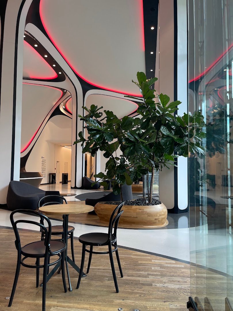 Interior of LOKA Masaryčka by doubleshot, specialty coffee shop in Prague