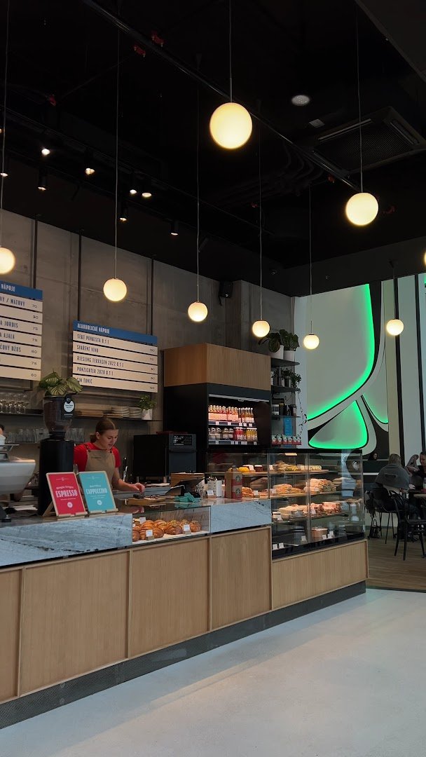 Interior of LOKA Masaryčka by doubleshot, specialty coffee shop in Prague