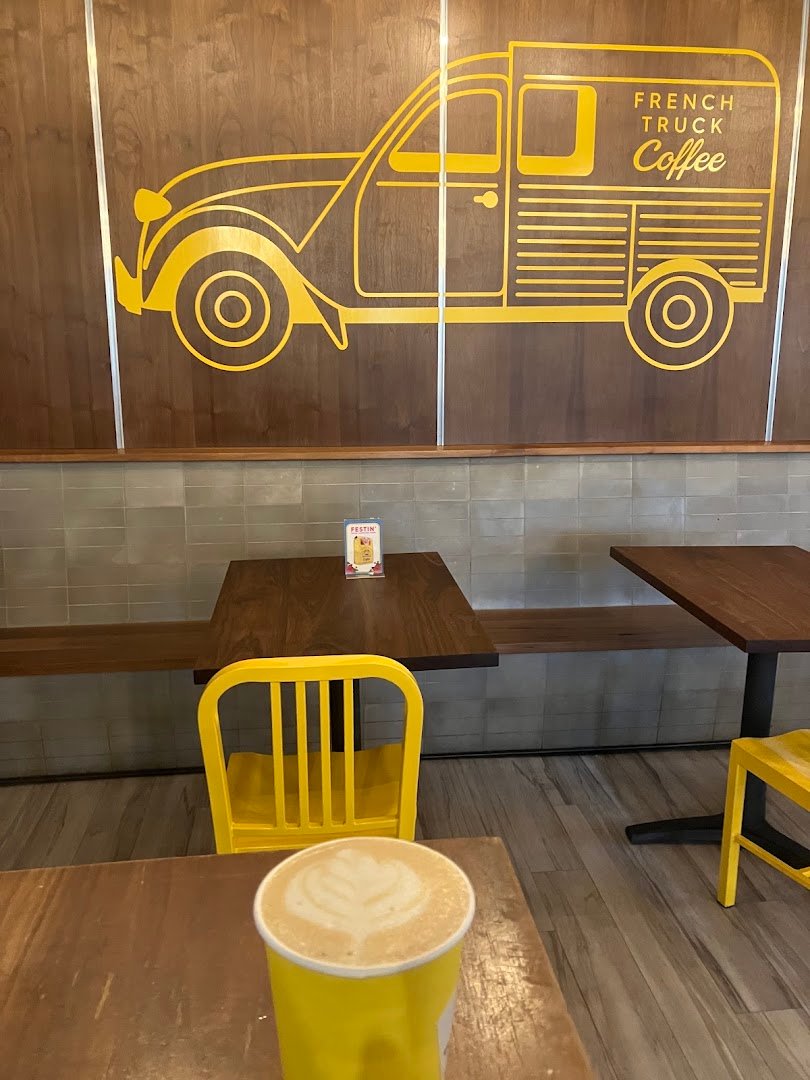 Interior of French Truck Coffee, specialty coffee shop in New Orleans