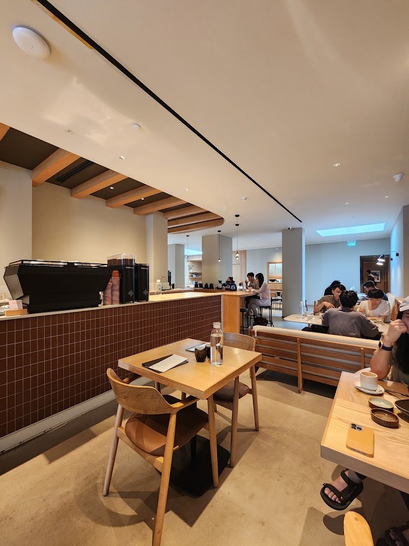 Interior of Homeground Coffee Roasters, specialty coffee shop in Singapore