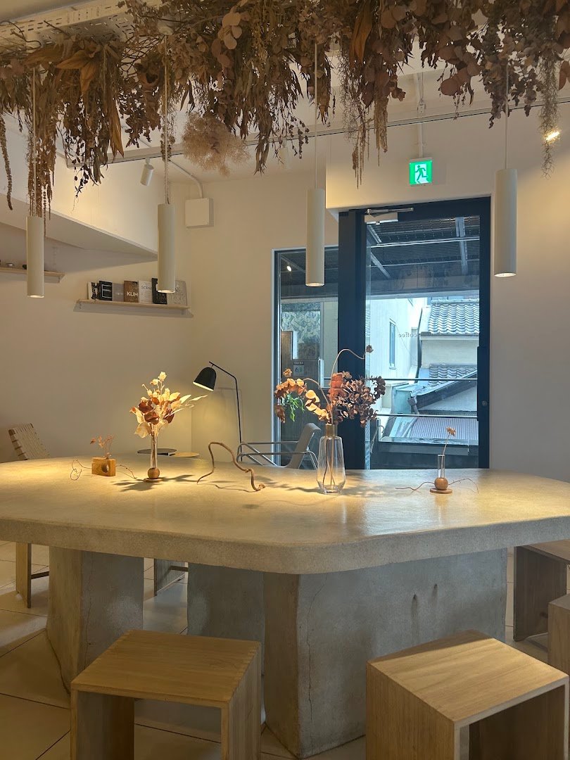Interior of Sh:rock Coffee, specialty coffee shop in Osaka