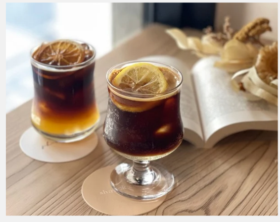 Coffee at Sh:rock Coffee, specialty coffee shop in Osaka