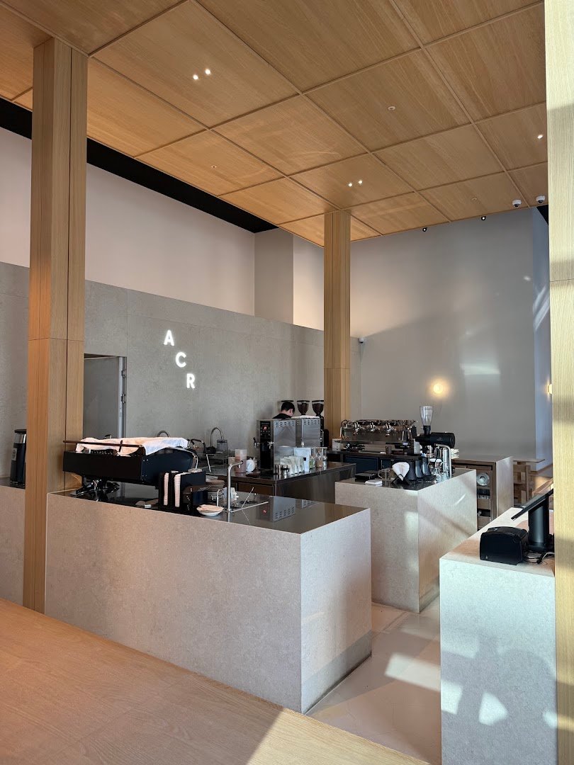 Interior of ACR • Alegria Coffee Roasters, specialty coffee shop in Seoul