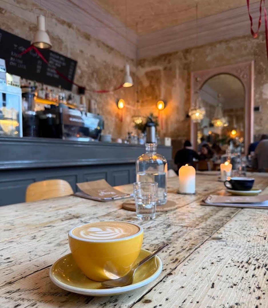 Coffee at Cafe Letka, specialty coffee shop in Prague