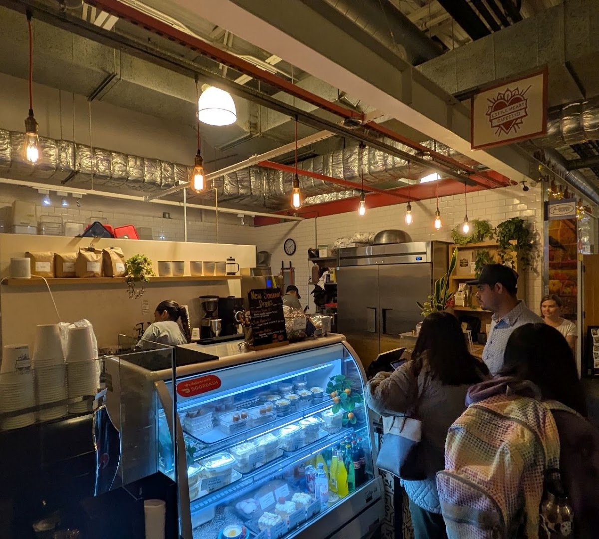 Interior of Little Heart Cafecito, specialty coffee shop in Santa Barbara