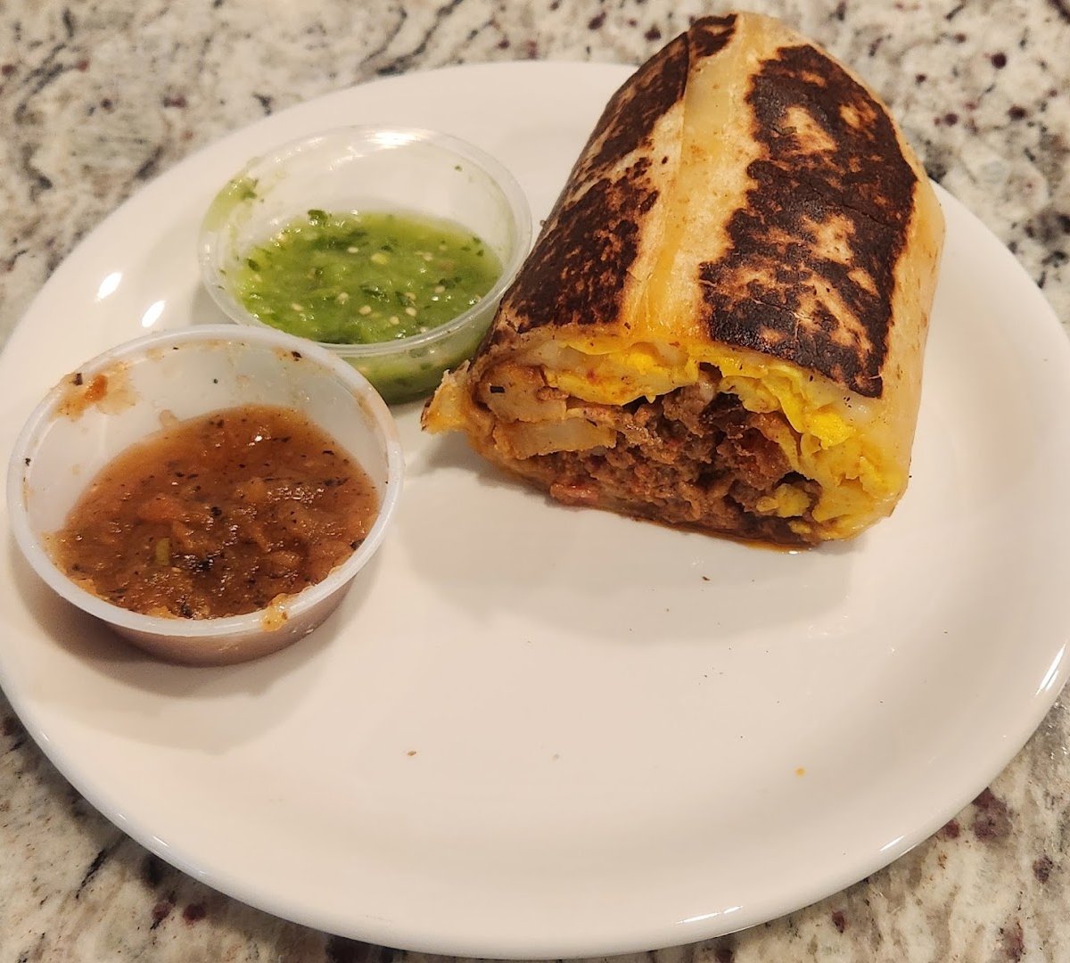 Food at Little Heart Cafecito, specialty coffee shop in Santa Barbara