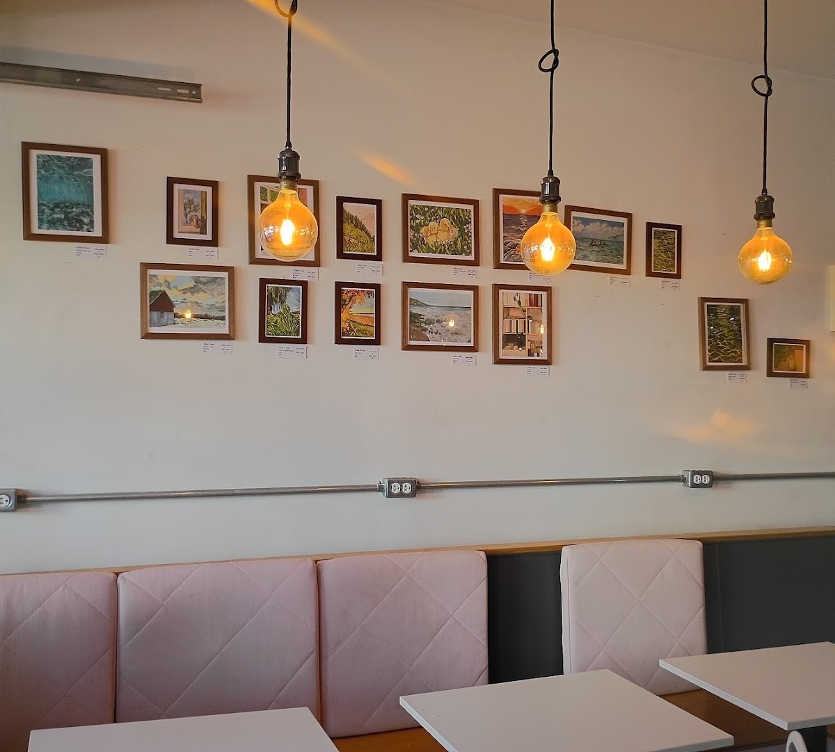 Interior of Yo & Co Espresso, specialty coffee shop in Montreal