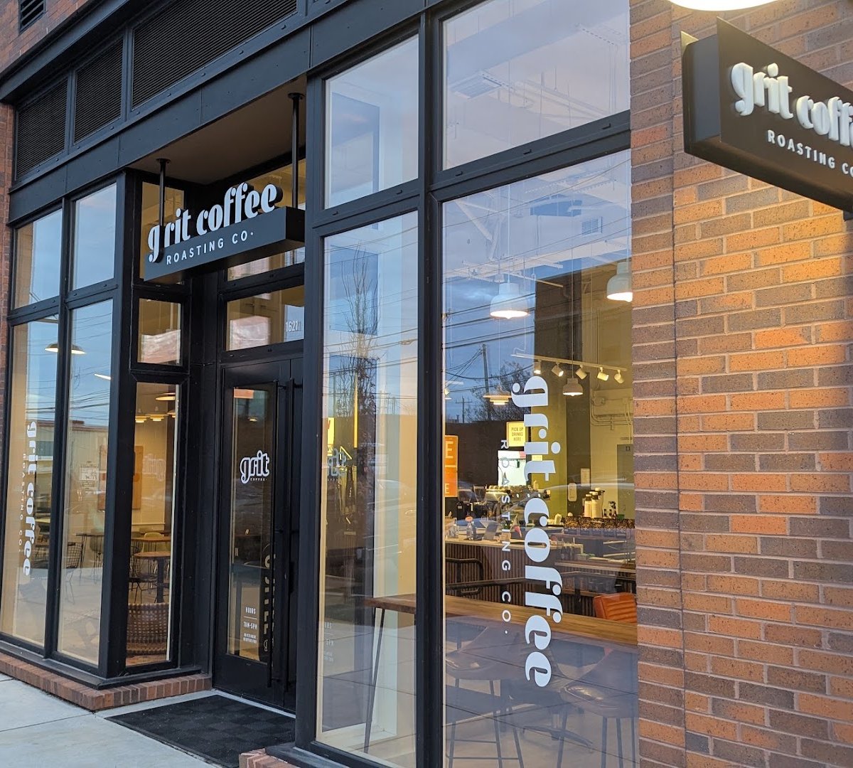 Storefront of Grit Coffee, Scott's Addition, specialty coffee shop in Richmond