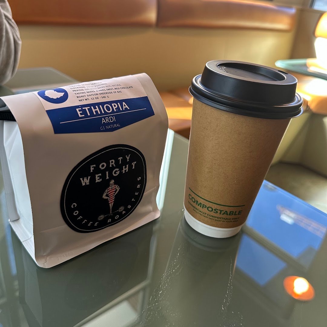 Coffee at Forty Weight Coffee Roasters, specialty coffee shop in Ithaca