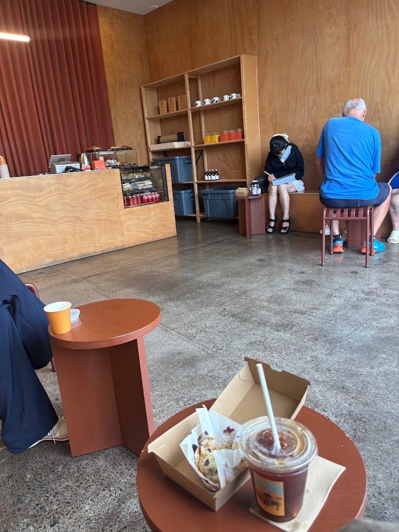 Interior of Holiday Uptown, specialty coffee shop in Auckland