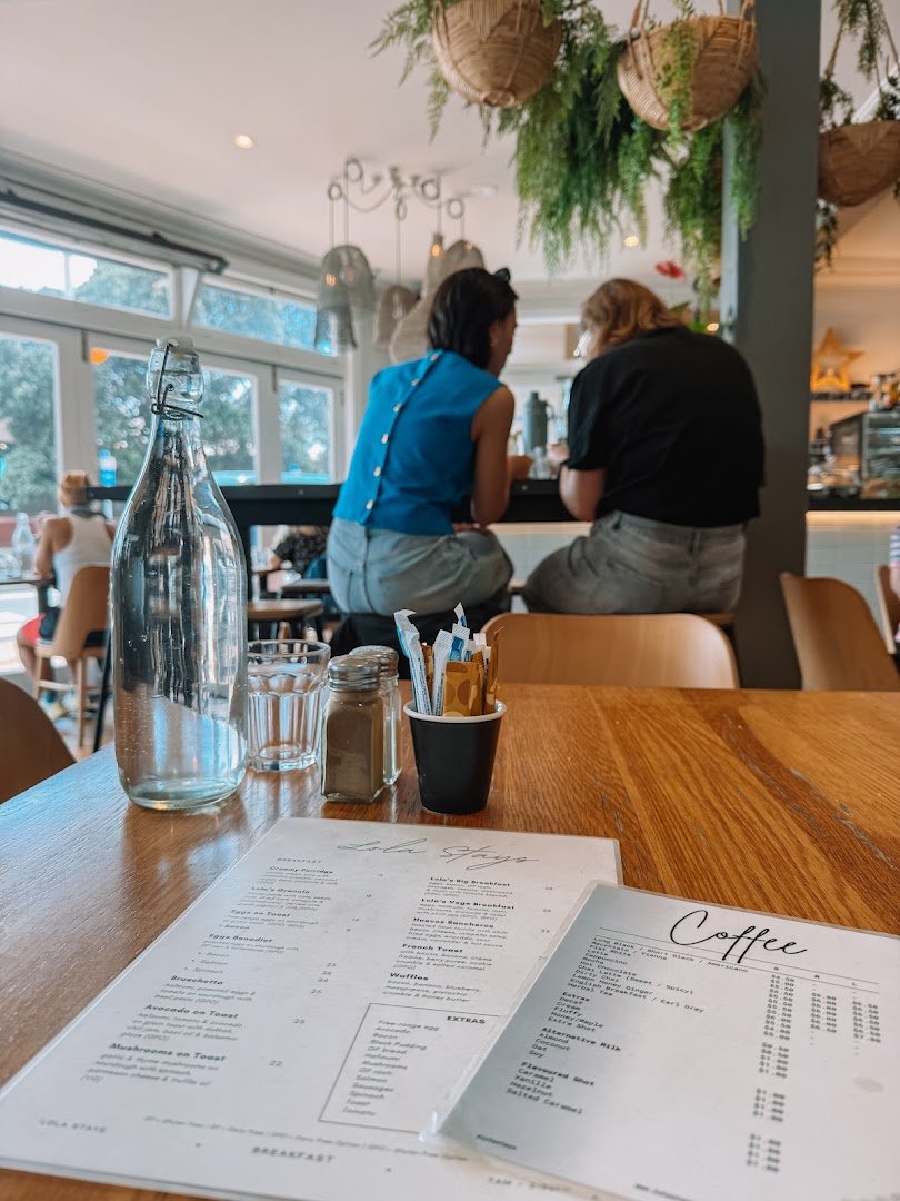 Interior of Lola Stays, specialty coffee shop in Wellington