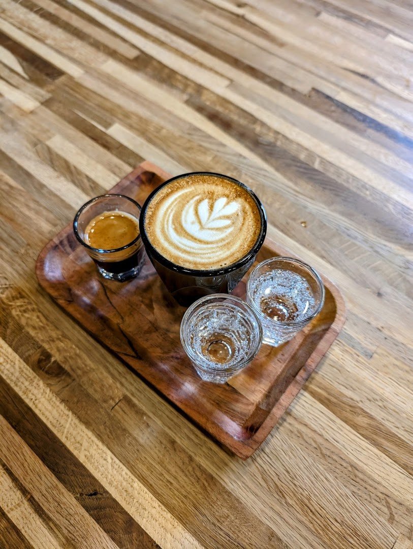 Coffee at Pulp Coffee Roasters, specialty coffee shop in San Antonio