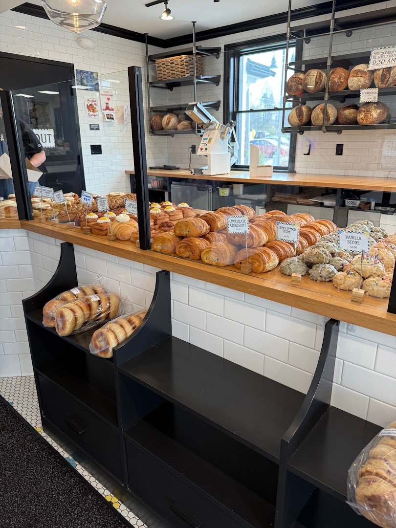 Interior of Victoria's Bakery, specialty coffee shop in Cleveland
