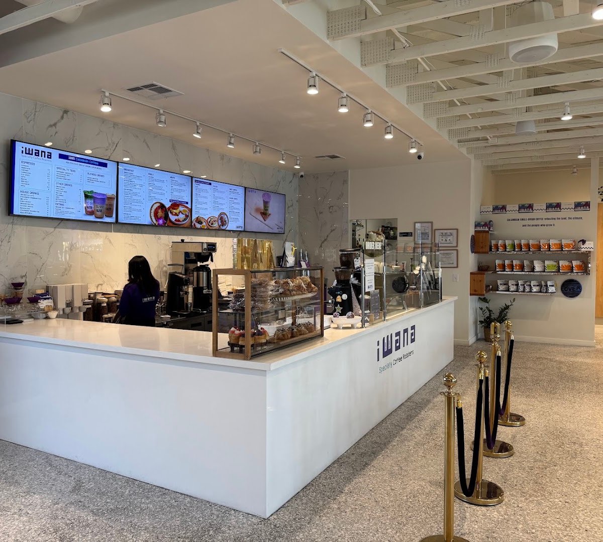 Interior of Iwana Specialty Coffee Roasters, specialty coffee shop in Las Vegas