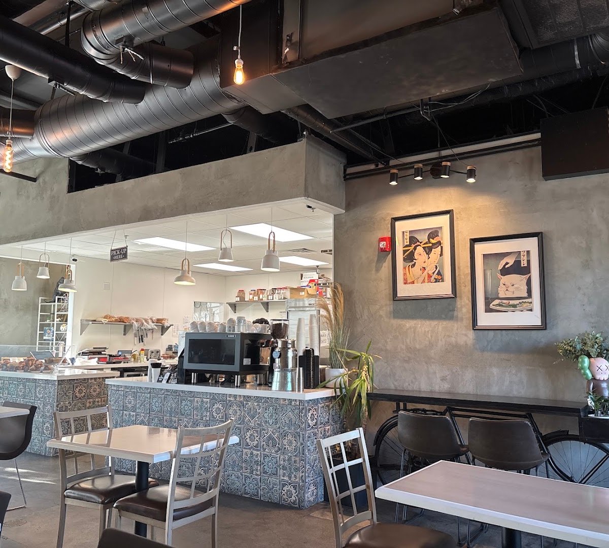 Interior of Coffee Religion, specialty coffee shop in Las Vegas