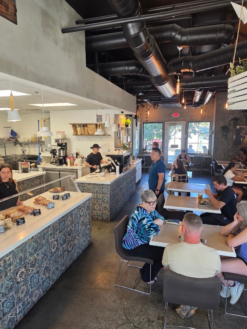 Interior of Coffee Religion, specialty coffee shop in Las Vegas