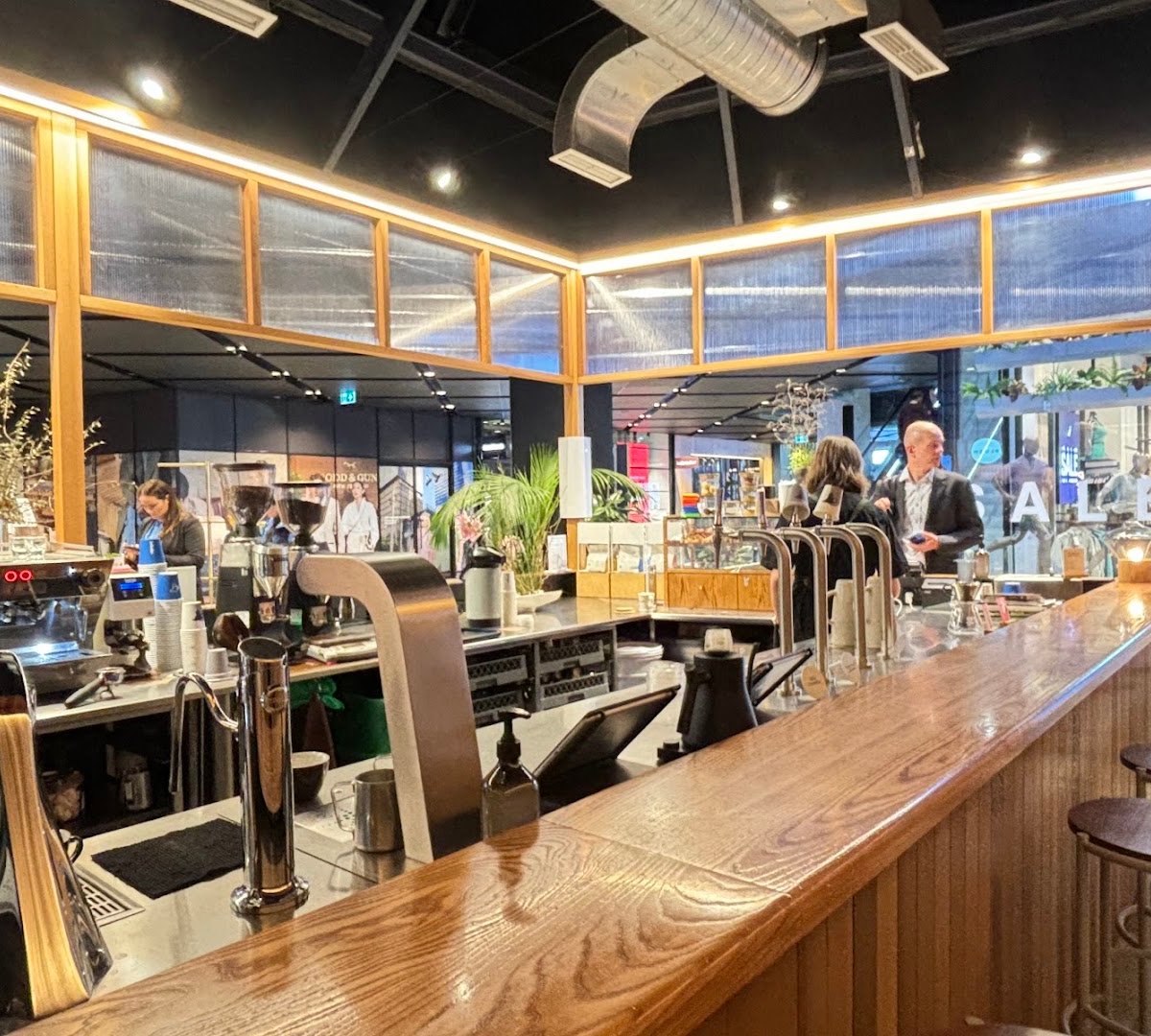 Interior of Kokako, specialty coffee shop in Auckland