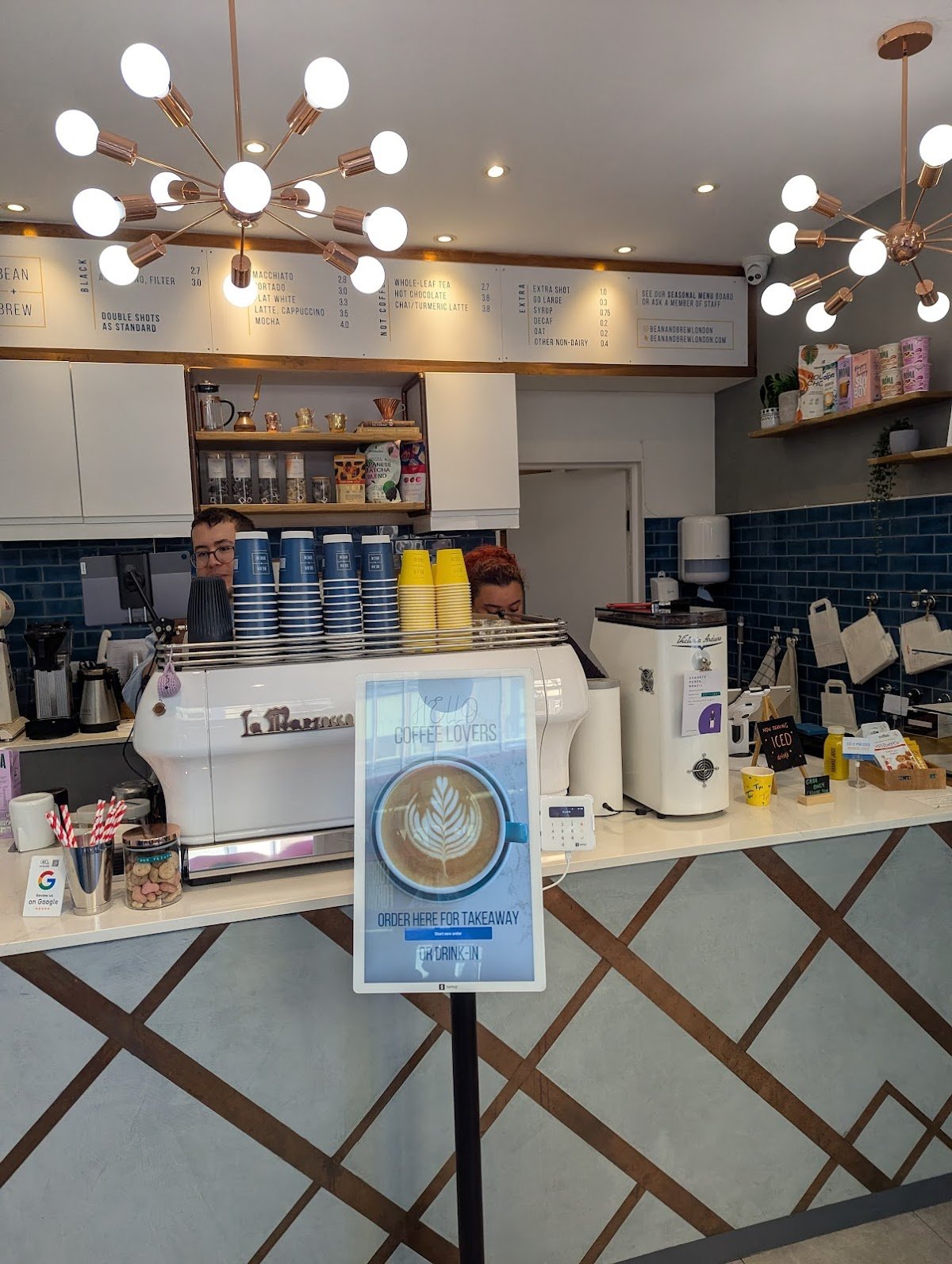 Bean + Brew specialty coffee shop in London - photo 7