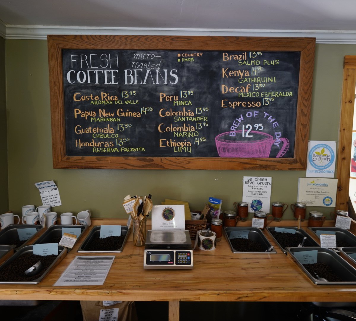 Round Earth Roasters specialty coffee shop in Asheville - photo 6