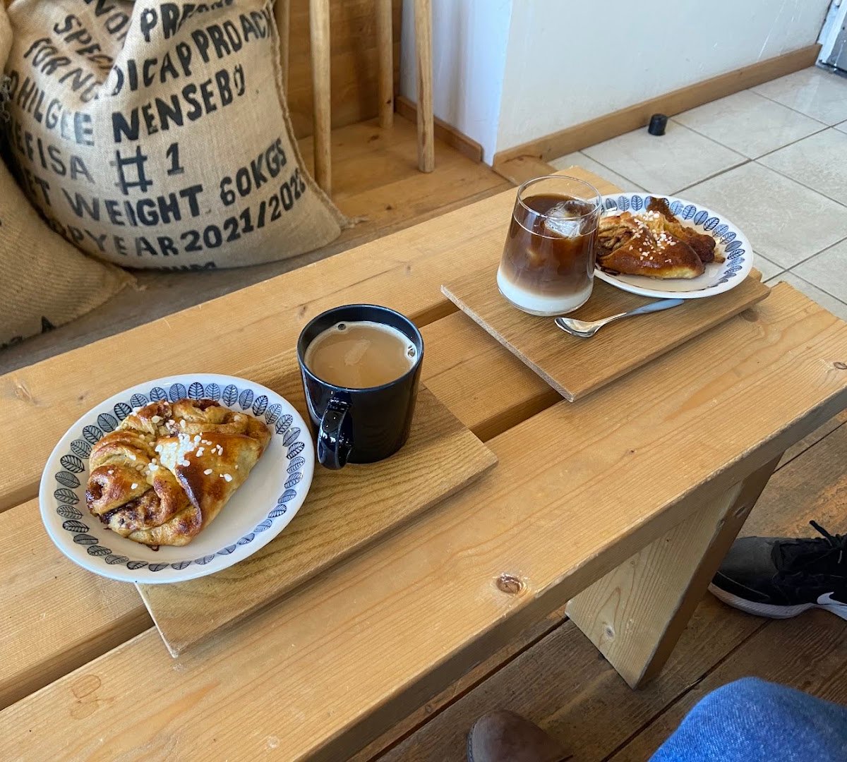 Coffee at Maja Coffee Roastery, specialty coffee shop in Helsinki