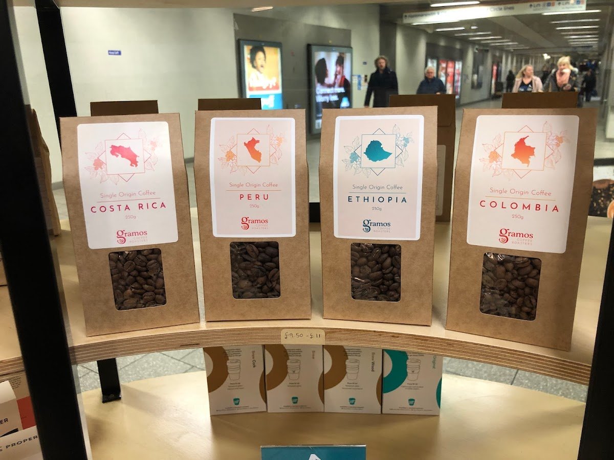 Gramos Coffee Bar (underground, sub-level -1) specialty coffee shop in London - photo 2