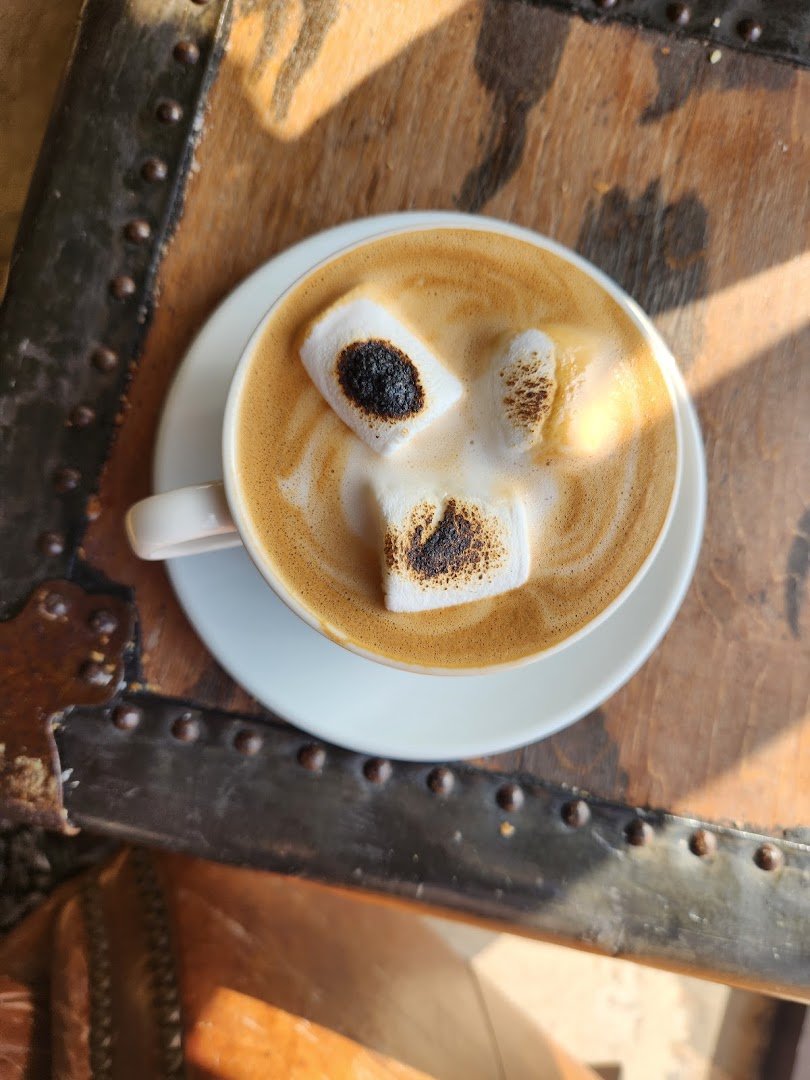 Coffee at PRESS Coffee @ The Enclave, specialty coffee shop in San Antonio