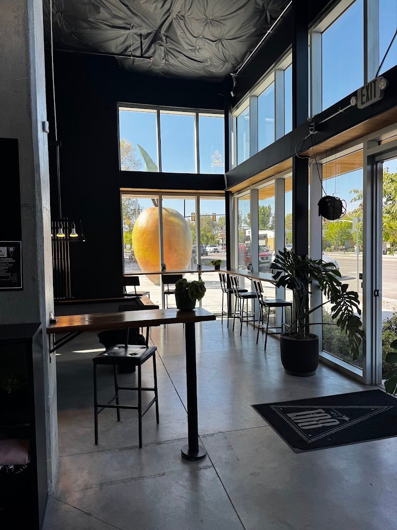 Interior of 801 Coffee Roasters, specialty coffee shop in Salt Lake City